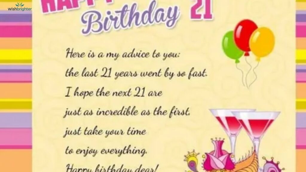 Special 21st Birthday Greetings