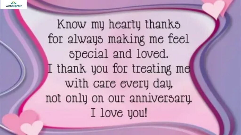 Romantic Thank You Messages for Anniversary Wishes